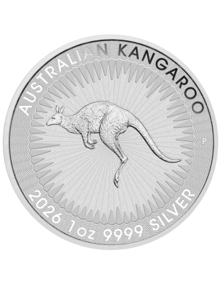 2026 1 OZ AUSTRALIAN SILVER KANGAROO Obverse