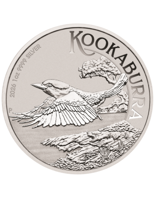 2026 1 OZ AUSTRALIAN SILVER KOOKABURRA Obverse