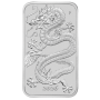 2026 1 OZ SILVER PERTH MINT DRAGON RECTANGULAR COIN Obverse