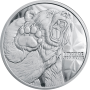 1 OZ SILVER ROUND BULL AND BEAR GOLDEN STATE MINT Reverse