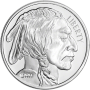 1 OZ SILVER ROUND BUFFALO SUNSHINE MINT Obverse