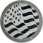 1 OZ SILVER ROUND EAGLE GOLDEN STATE MINT Reverse