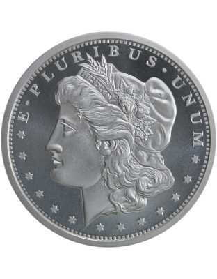 1 OZ SILVER ROUND MORGAN GOLDEN STATE MINT Obverse