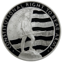 1 OZ SILVER ROUND SECOND AMENDMENT GOLDEN STATE MINT Obverse