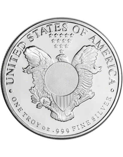 1 OZ SILVER ROUND WALKING LIBERTY SUNSHINE MINT Reverse