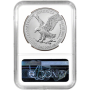 2022 1 OZ AMERICAN SILVER EAGLE NGC MS69 Reverse
