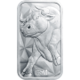 1 OZ SILVER BAR BULL AND BEAR GOLDEN STATE MINT Obverse