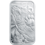 1 OZ SILVER BAR BULL AND BEAR GOLDEN STATE MINT Reverse