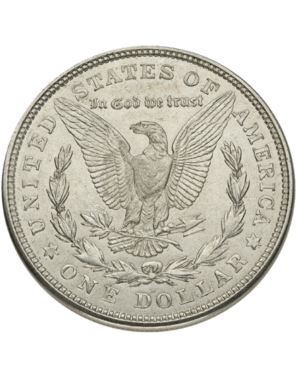 1921 AMERICAN SILVER MORGAN DOLLAR AU Reverse