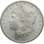 AMERICAN SILVER MORGAN DOLLAR BU Obverse
