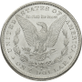 AMERICAN SILVER MORGAN DOLLAR BU Reverse