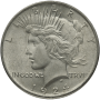 AMERICAN SILVER PEACE DOLLAR AU Obverse