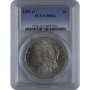 1878-1921 AMERICAN SILVER MORGAN DOLLAR PCGS62 Obverse
