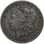 AMERICAN SILVER MORGAN DOLLAR VERY GOOD Obverse