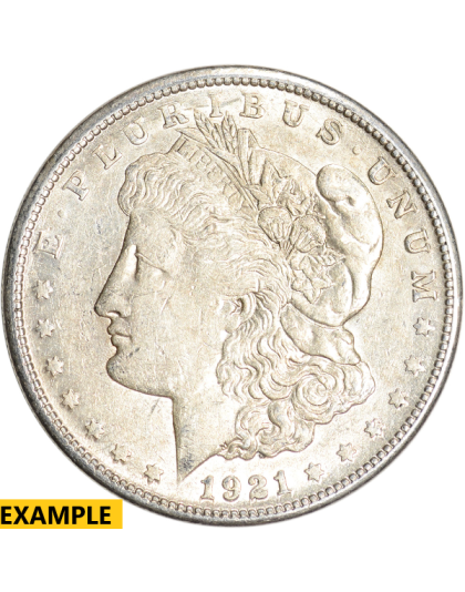 1921 $1 SILVER MORGAN S AU Obverse