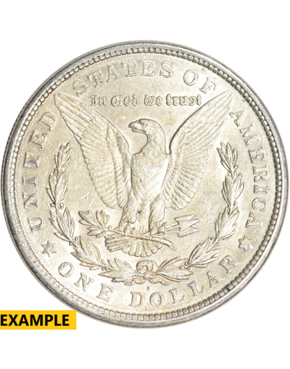 1921 $1 SILVER MORGAN S AU Reverse