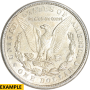 1921 $1 SILVER MORGAN S AU Reverse
