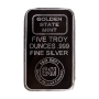 5 OZ SILVER BAR GOLDEN STATE MINT Obverse