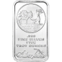 5 OZ SILVER BAR PROSPECTOR SILVERTOWNE Obverse