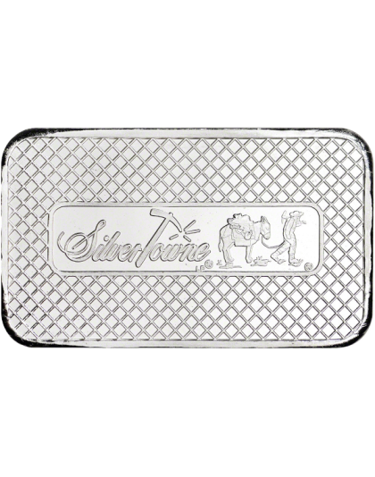 5 OZ SILVER BAR PROSPECTOR SILVERTOWNE Reverse