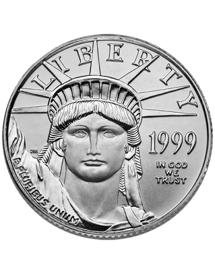 1/4 OZ AMERICAN PLATINUM EAGLE Obverse