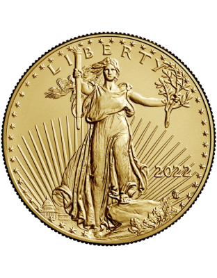 1 OZ AMERICAN GOLD EAGLE Obverse