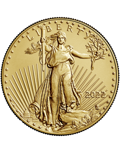 1 OZ AMERICAN GOLD EAGLE Obverse