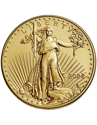 1/2 OZ AMERICAN GOLD EAGLE Obverse