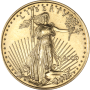 1/2 OZ AMERICAN GOLD EAGLE SCRUFFY Obverse