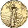 1 OZ AMERICAN GOLD EAGLE SCRUFFY Obverse