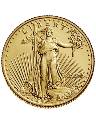 1/10 OZ AMERICAN GOLD EAGLE Obverse