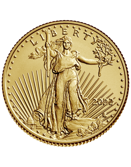 1/10 OZ AMERICAN GOLD EAGLE Obverse