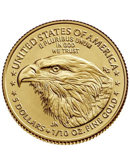 1/10 OZ AMERICAN GOLD EAGLE Reverse