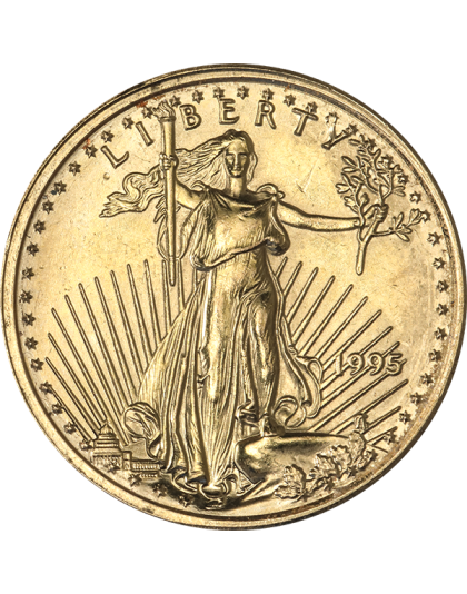 1/10 OZ AMERICAN GOLD EAGLE SCRUFFY Obverse