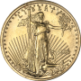 1/10 OZ AMERICAN GOLD EAGLE SCRUFFY Obverse