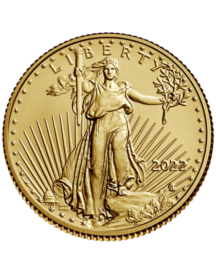 1/4 OZ AMERICAN GOLD EAGLE Obverse