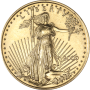 1/4 OZ AMERICAN GOLD EAGLE SCRUFFY Obverse