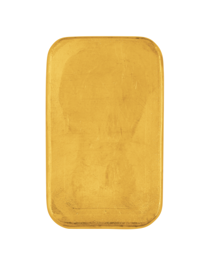 100 GRAM GOLD BAR PERTH CAST Reverse