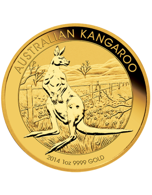 1 OZ AUSTRALIAN GOLD KANGAROO (IN PLASTIC) Obverse