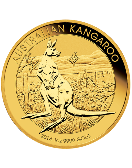 1 OZ AUSTRALIAN GOLD KANGAROO (IN PLASTIC) Obverse