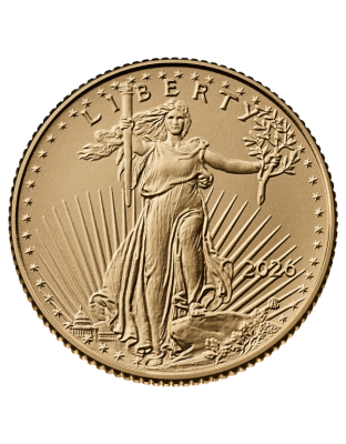2026 1/10 OZ AMERICAN GOLD EAGLE Obverse