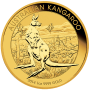 1 OZ AUSTRALIAN GOLD KANGAROO (IN PLASTIC) Reverse