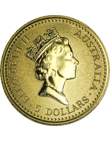 1/20 OZ AUSTRALIAN GOLD KANGAROO Reverse