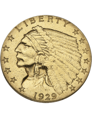 $2.5 U.S GOLD INDIAN LP Obverse