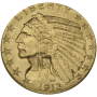 $5 U.S. GOLD INDIAN BU Obverse