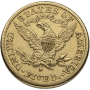 $5 U.S. GOLD LIBERTY XF Reverse