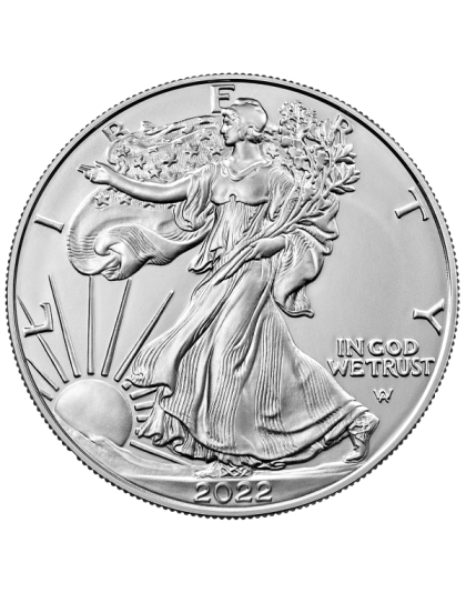2022 1 OZ AMERICAN SILVER EAGLE Reverse
