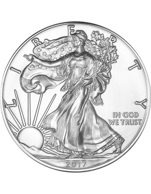 2017 1 OZ AMERICAN SILVER EAGLE Obverse