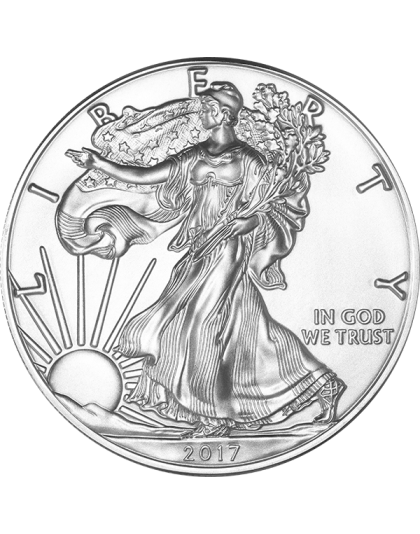 2017 1 OZ AMERICAN SILVER EAGLE Obverse