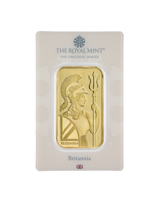 1 OZ GOLD BAR BRITANNIA Obverse